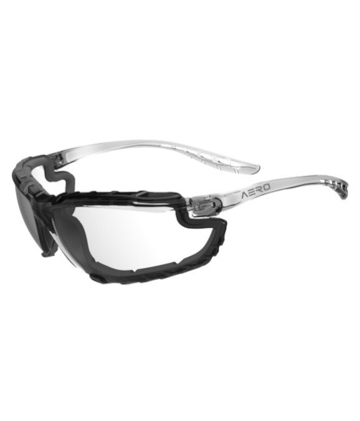 E1900-FG Esko Aero Safety Spec, Clear Lens with Gasket, 12 Pack