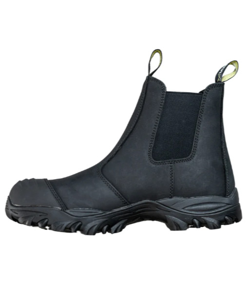 FU1501SL Munka Zebu Slip On Composite Toe Safety Boot, Black, Sizes UK4.5 to UK14 (Half Sizes Available)