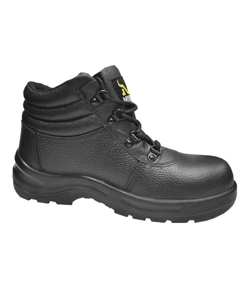 MFW18122 Munka Bull Lace Up Steel Cap Safety Boot, Black, Sizes UK4 to UK14