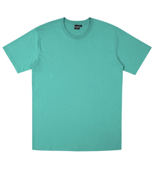 T101 Cloke Mens Outline Tee, Mint, Sizes S to 5XL