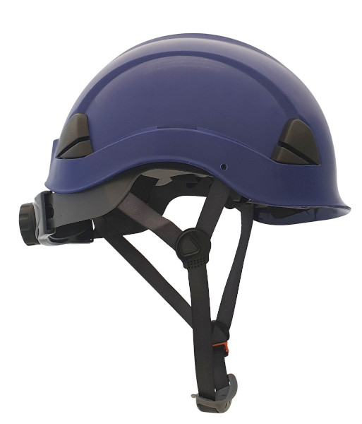5510P Esko Peakless Non-Vented Helmet, Ratchet Adjust, Blue