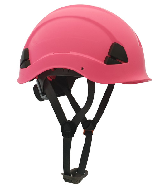 5510P Esko Peakless Non-Vented Helmet, Ratchet Adjust, Fluoro Pink