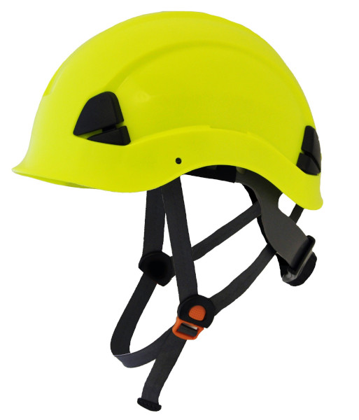 5510P Esko Peakless Non-Vented Helmet, Ratchet Adjust, Fluoro Yellow
