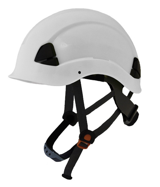 5510P Esko Peakless Non-Vented Helmet, Ratchet Adjust, White